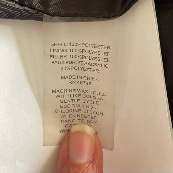 Casual Identity Lightweight Quilted Women Black Detachable Fur-Collar Vest Sz M - Picture 8 of 8